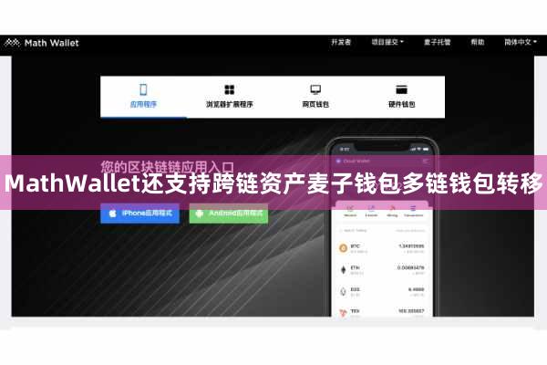 MathWallet还支持跨链资产麦子钱包多链钱包转移